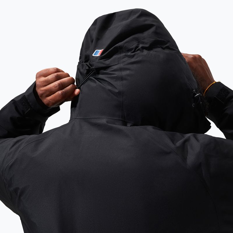 Kurtka przeciwdeszczowa męska Berghaus Paclite 2.0 Shell black/black 5