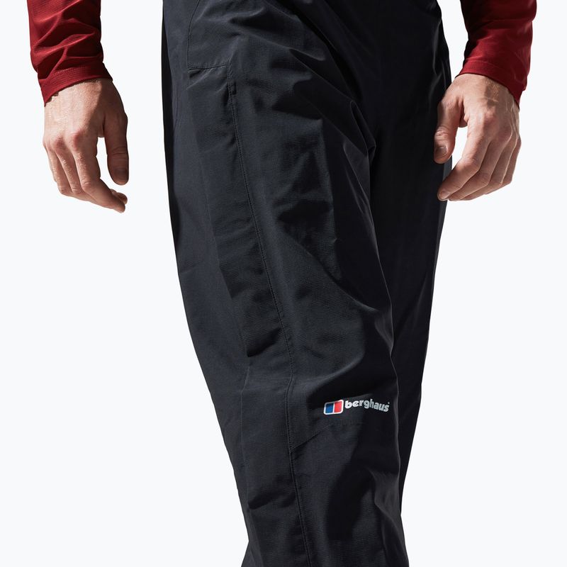 Spodnie z membraną męskie Berghaus Hillwalker black/black 5