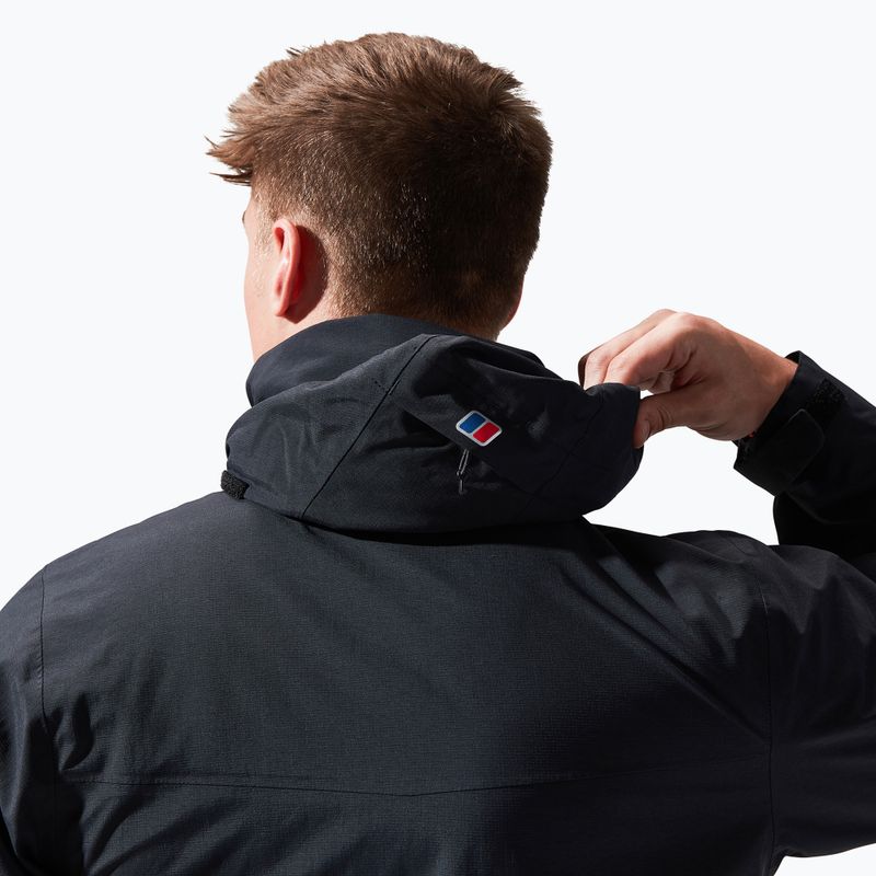 Kurtka przeciwdeszczowa męska Berghaus Hillwalker IA black/black 5