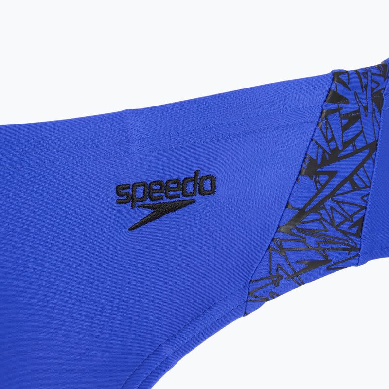 Slipy pływackie dziecięce Speedo Boom Splice 6.5 cm Brief blue/black 3