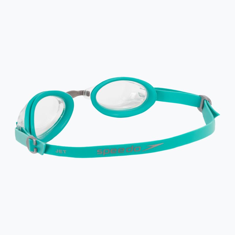 Okulary do pływania Speedo Jet V2 jade/silver/clear 4