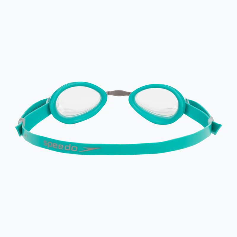 Okulary do pływania Speedo Jet V2 jade/silver/clear 5