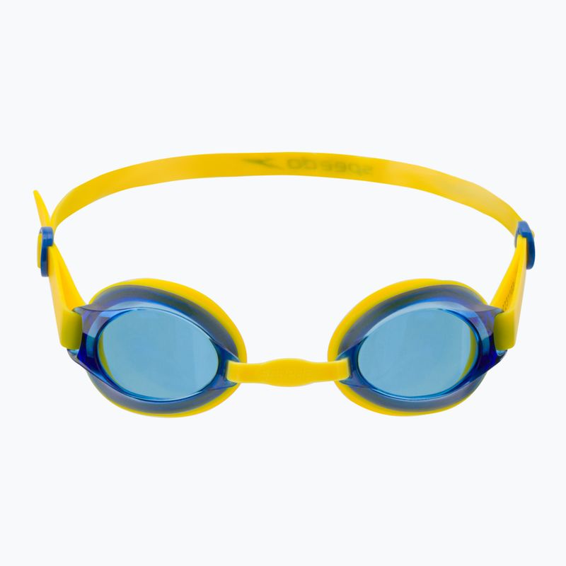 Okulary do pływania dziecięce Speedo Jet V2 empire yellow/neon blue 2