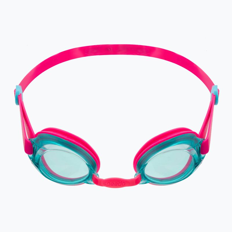Okulary do pływania dziecięce Speedo Jet V2 ecstatic pink/aquatic blue 2