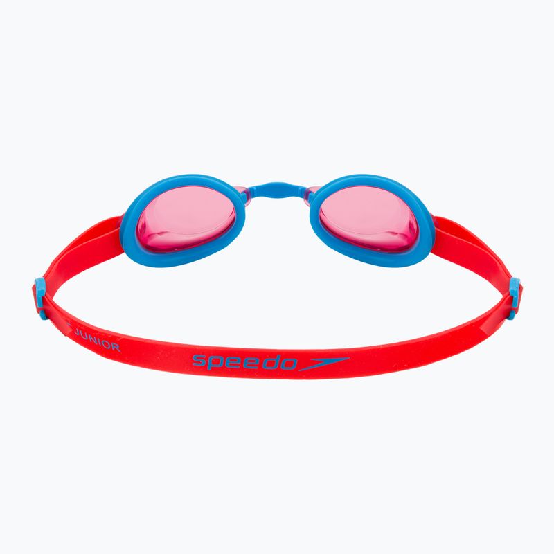 Okulary do pływania dziecięce Speedo Jet V2 turquoise/lava red 4