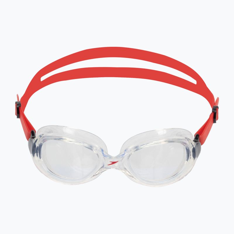 Okulary do pływania dziecięce Speedo Futura Classic lava red/clear 2