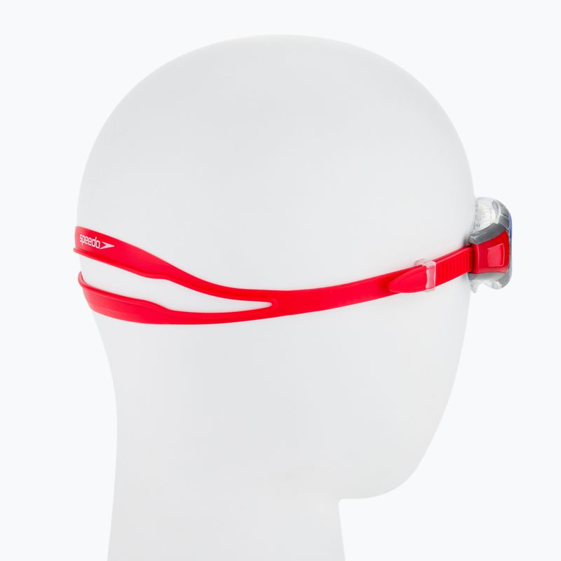 Okulary do pływania Speedo Futura Biofuse Flexiseal lava red/clear 3