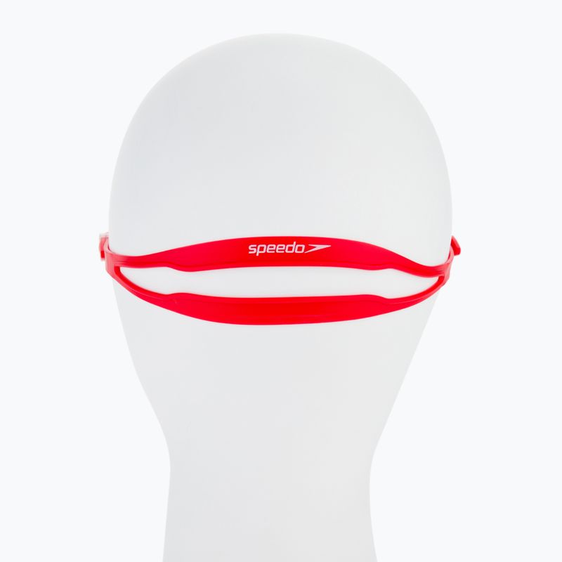 Okulary do pływania Speedo Futura Biofuse Flexiseal lava red/clear 4
