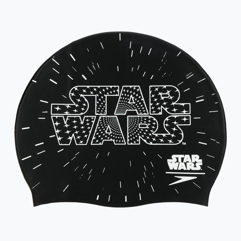 Czepek pływacki dziecięcy Speedo Slogan Print black