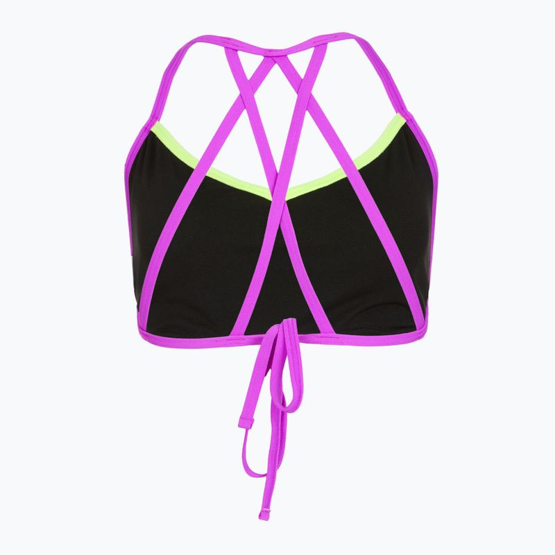 Góra od stroju pływackiego Speedo Neon Freestyler Top green/pink 2