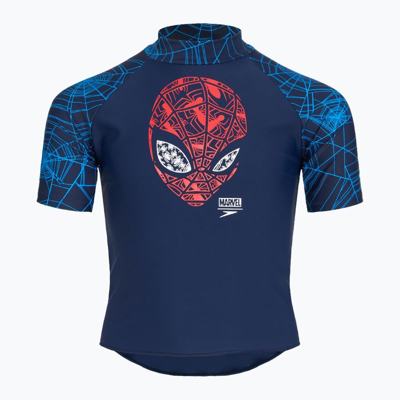 Koszulka do pływania dziecięca Speedo Spider-Man Sun Top blue