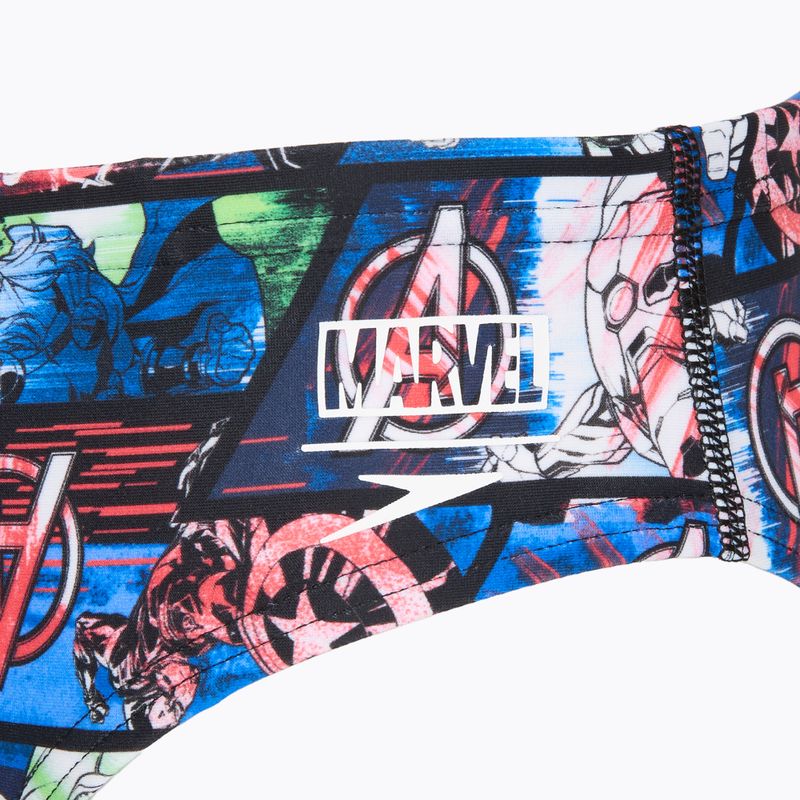 Slipy pływackie dziecięce Speedo Allover 6.5 cm Briefs black/blue 3