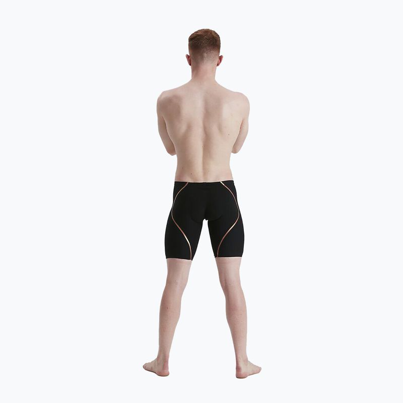 Jammery pływackie męskie Speedo Fastskin LZR Pure Intent black/rose gold 3