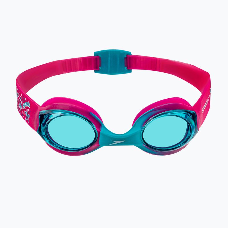 Okulary do pływania dziecięce Speedo Illusion vegas pink/bali blue/light blue 2