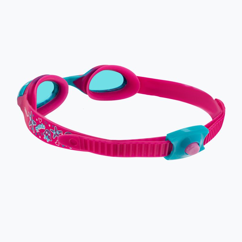 Okulary do pływania dziecięce Speedo Illusion vegas pink/bali blue/light blue 5