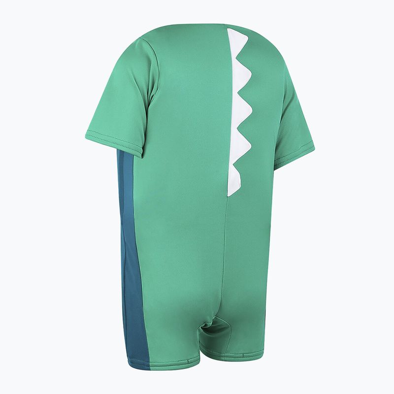 Strój pływacki jednoczęściowy dziecięcy Speedo Croc Printed Float green/blue 6