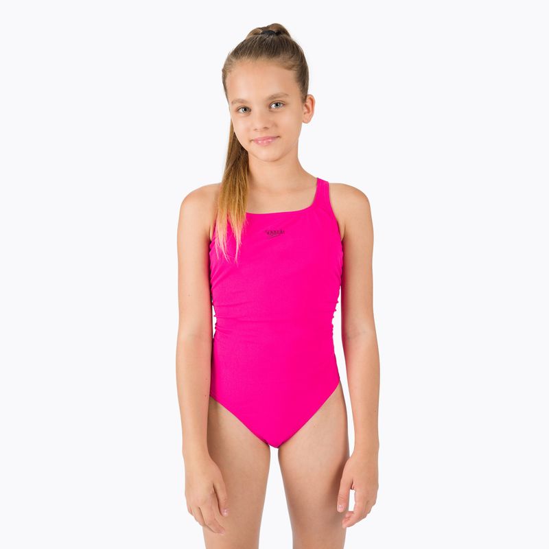 Strój pływacki jednoczęściowy dziecięcy Speedo Essential Endurance+ Medalist pink 4