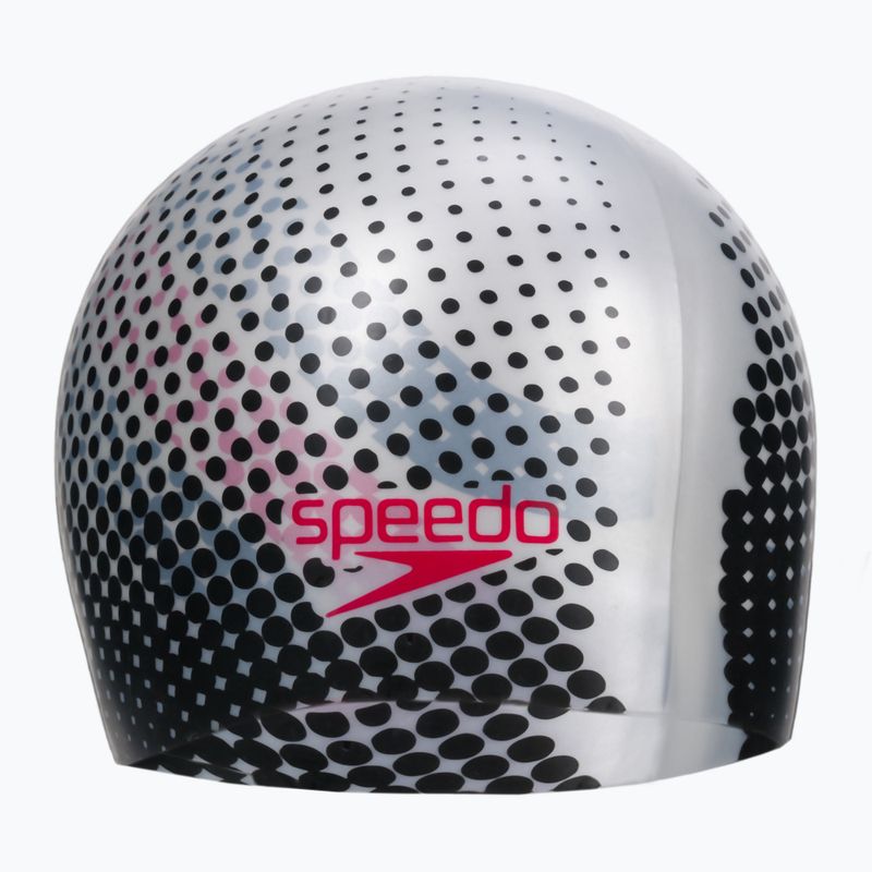 Czepek pływacki Speedo Reversible Moulded Silicone silver/black