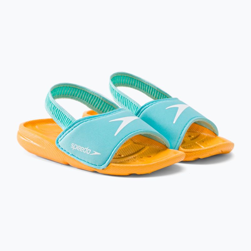 Klapki dziecięce Speedo Atami Sea Squad blue/orange 5
