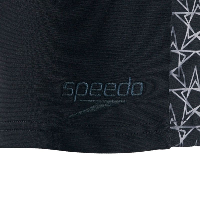 Bokserki pływackie męskie Speedo Boomstar Splice Aquashort black/grey 3
