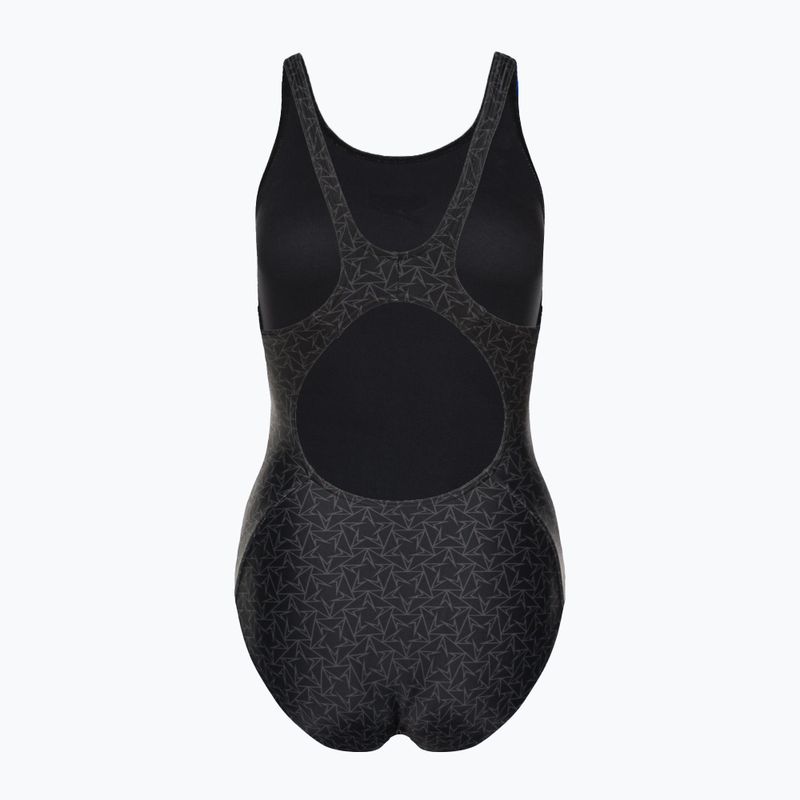 Strój pływacki jednoczęściowy damski Speedo Boomstar Allover Muscleback black/grey 2