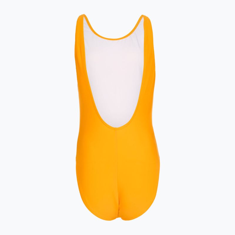 Strój pływacki jednoczęściowy damski Speedo Logo Deep U-Back orange 2