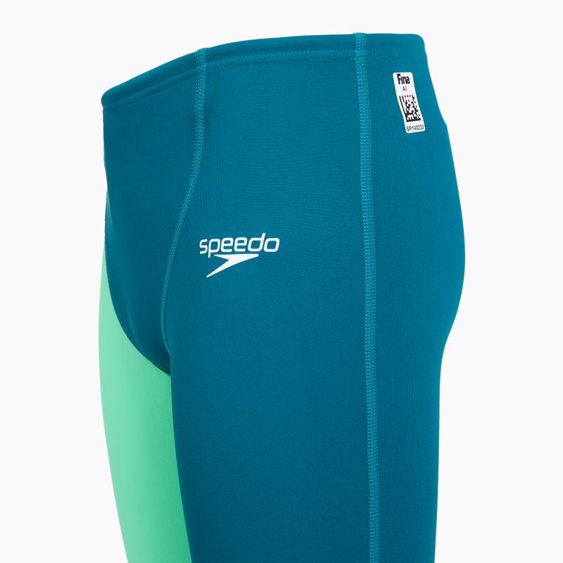 Jammery pływackie dziecięce Speedo Endurance+ High Waist Jammer blue/green 3