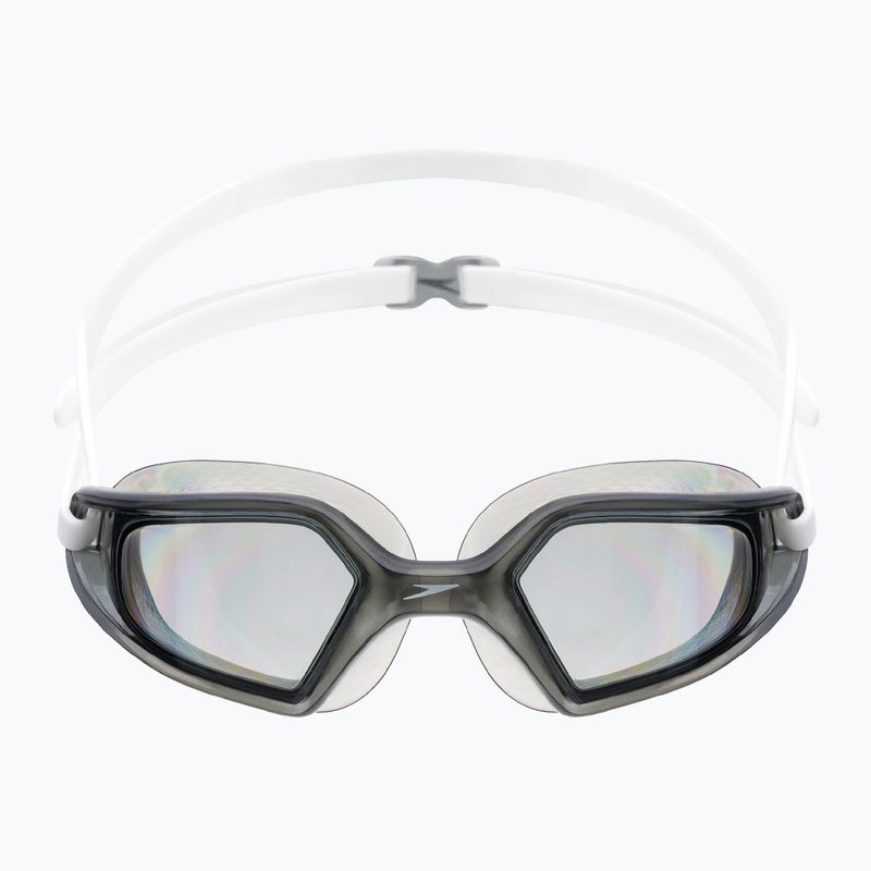 Okulary do pływania Speedo Hydropulse white/elephant/light smoke 2