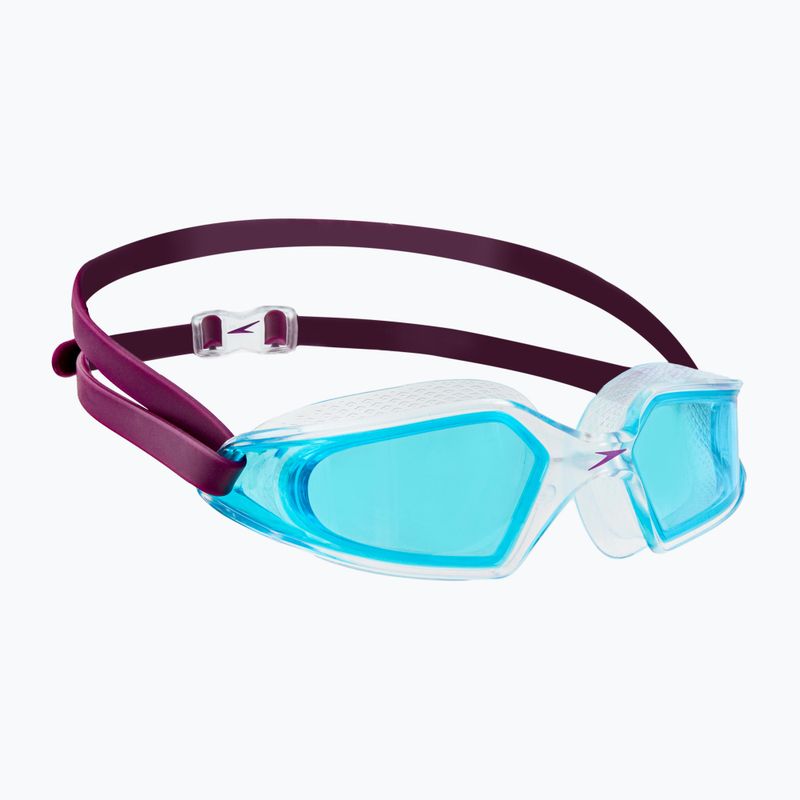 Okulary do pływania dziecięce Speedo Hydropulse deep plum/clear/light blue