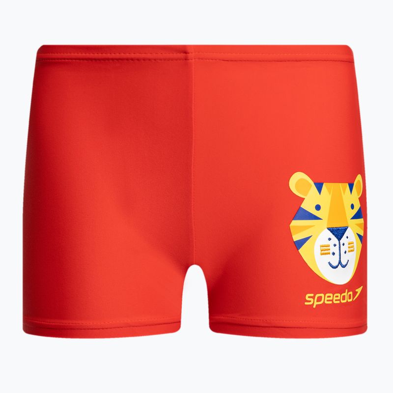 Bokserki pływackie dziecięce Speedo Applique red