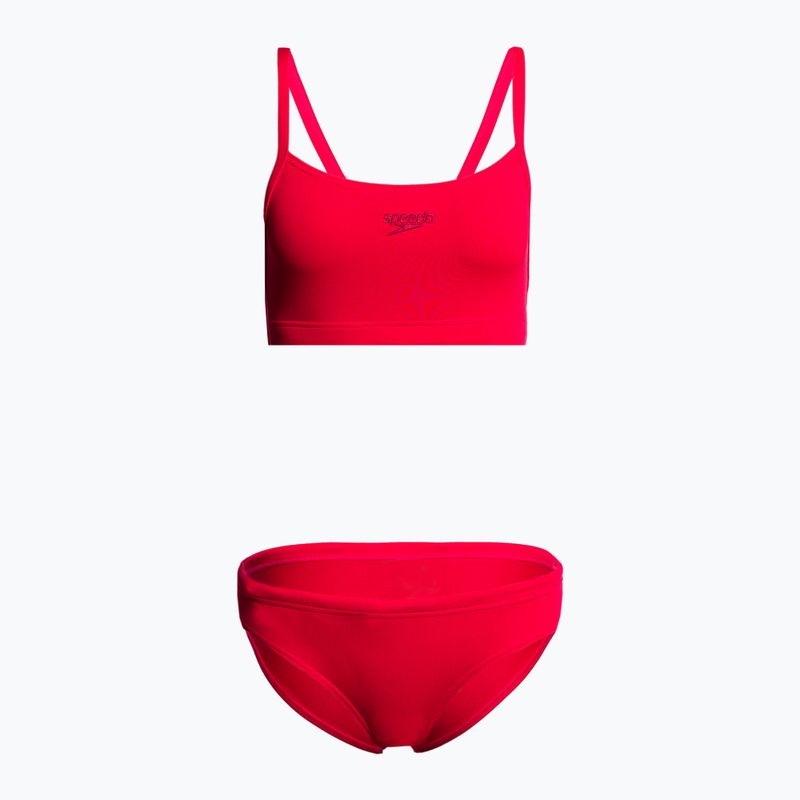 Strój pływacki dwuczęściowy damski Speedo Essential Endurance+ 2pc red