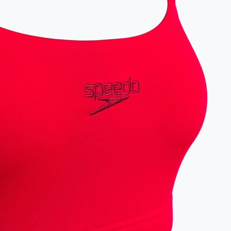 Strój pływacki dwuczęściowy damski Speedo Essential Endurance+ 2pc red 3