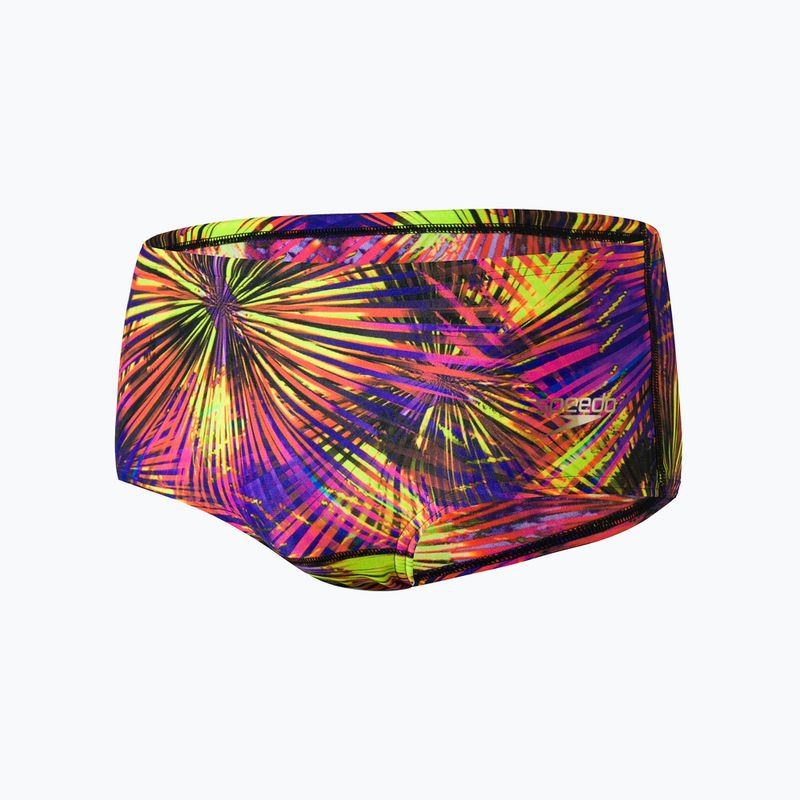 Slipy pływackie męskie Speedo Placement Digital 14 cm Brief black/yellow 5