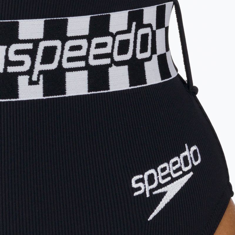 Strój pływacki jednoczęściowy damski Speedo Belted Deep U-Back black 4