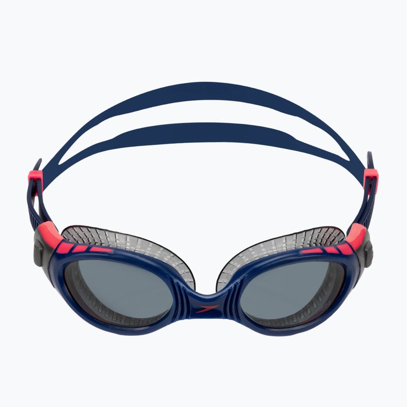 Okulary do pływania Speedo Futura Biofuse Flexiseal Tri nvy/phoenix red/charcoal 2