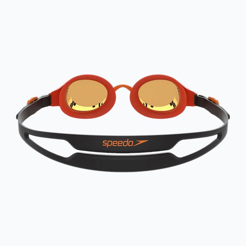 Okulary do pływania dziecięce Speedo Hydropure Mirror black/mango/orange gold 3