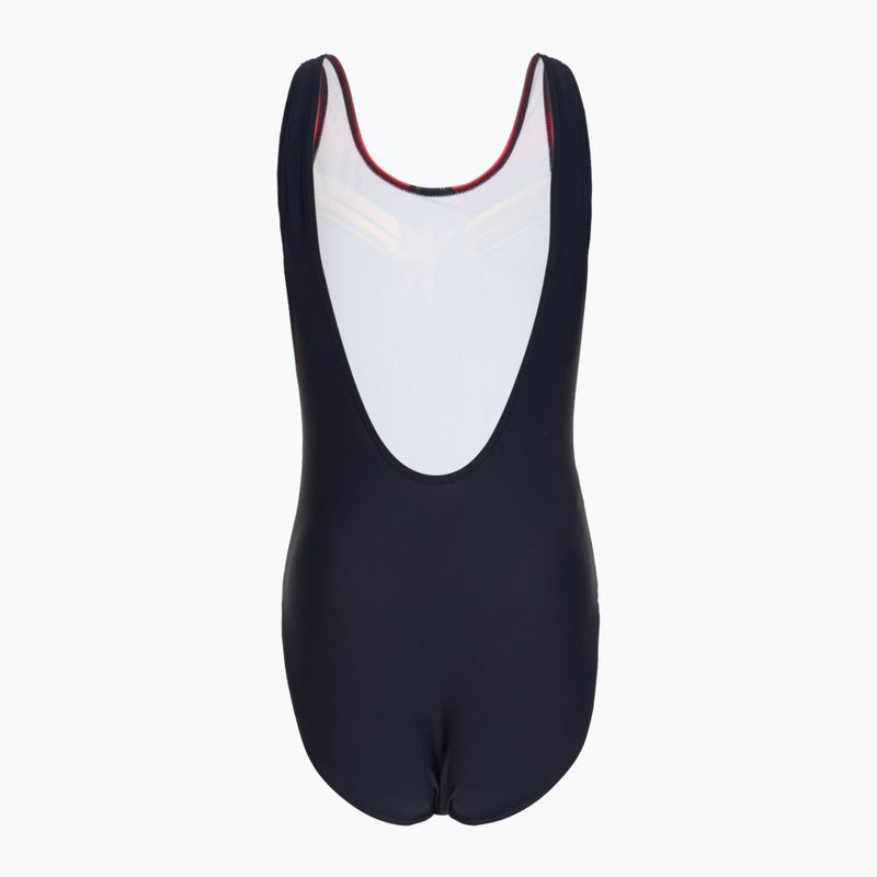 Strój pływacki jednoczęściowy damski Speedo Digital Placement U-Back blue/red 2