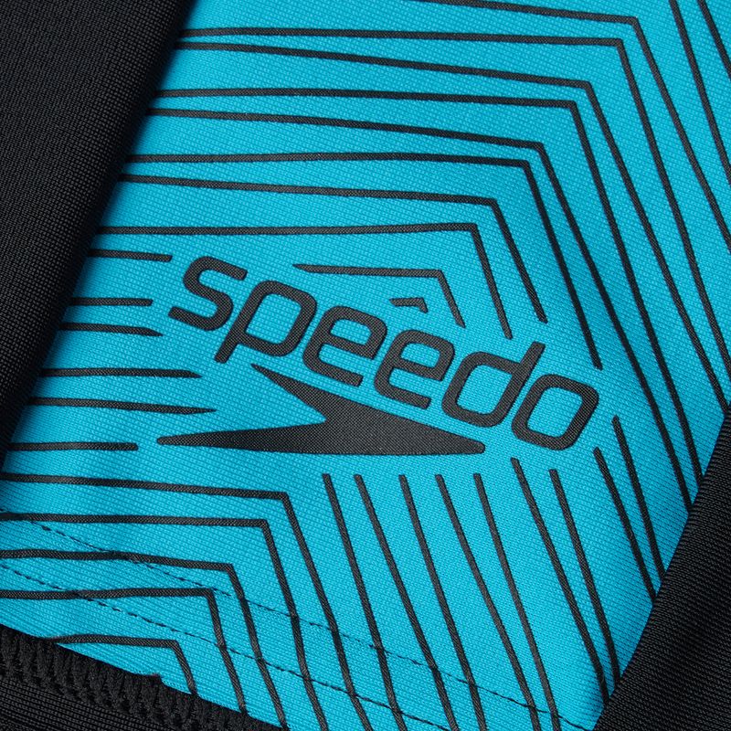 Bokserki pływackie męskie Speedo Dive Aquashort black/hypersonic blue/usa charcoal 8