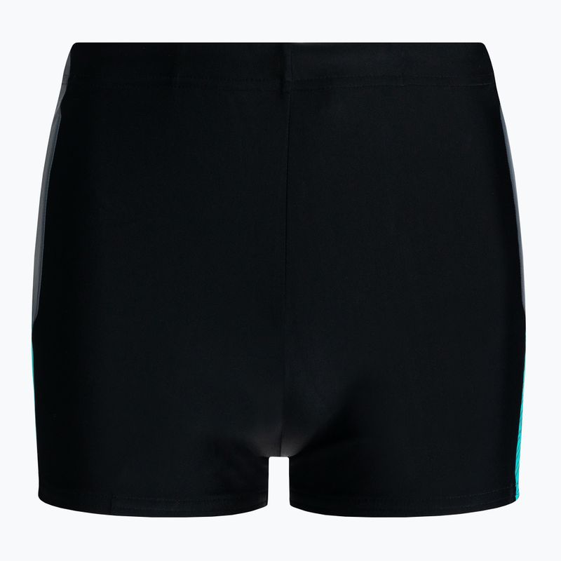 Bokserki pływackie męskie Speedo Dive Aquashort black/hypersonic blue/usa charcoal