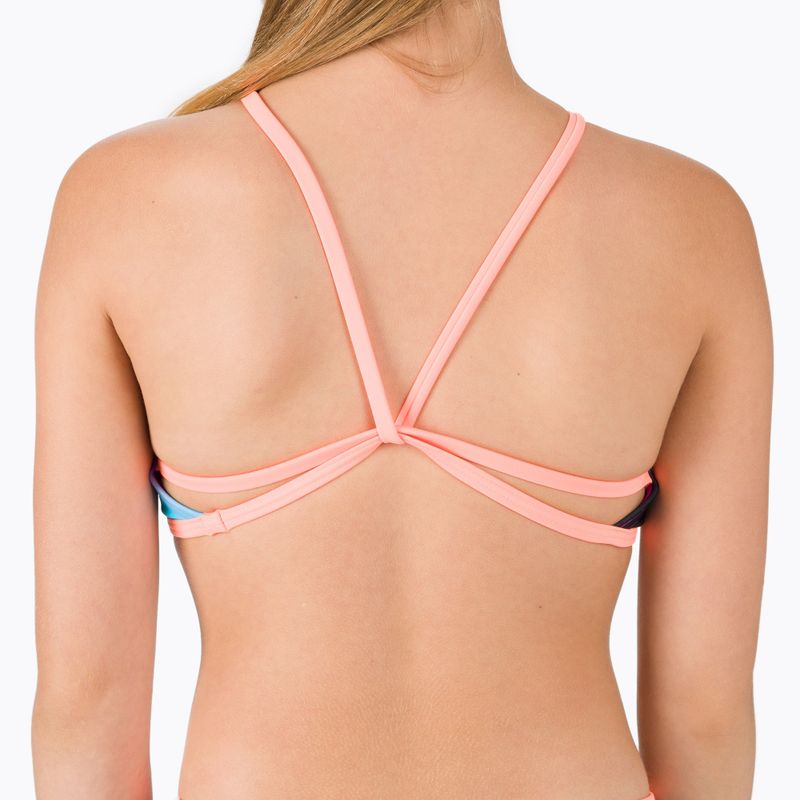 Strój pływacki dwuczęściowy dziecięcy Speedo Star black/orange 5