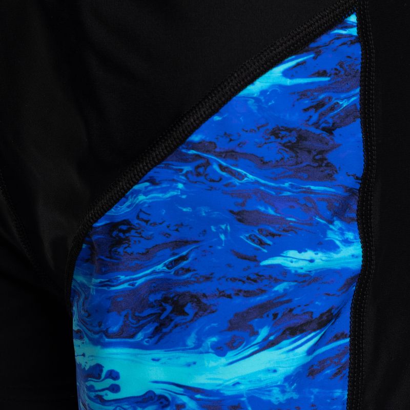 Bokserki pływackie dziecięce Speedo Digital Allover Panel Aquashort black/blue 4