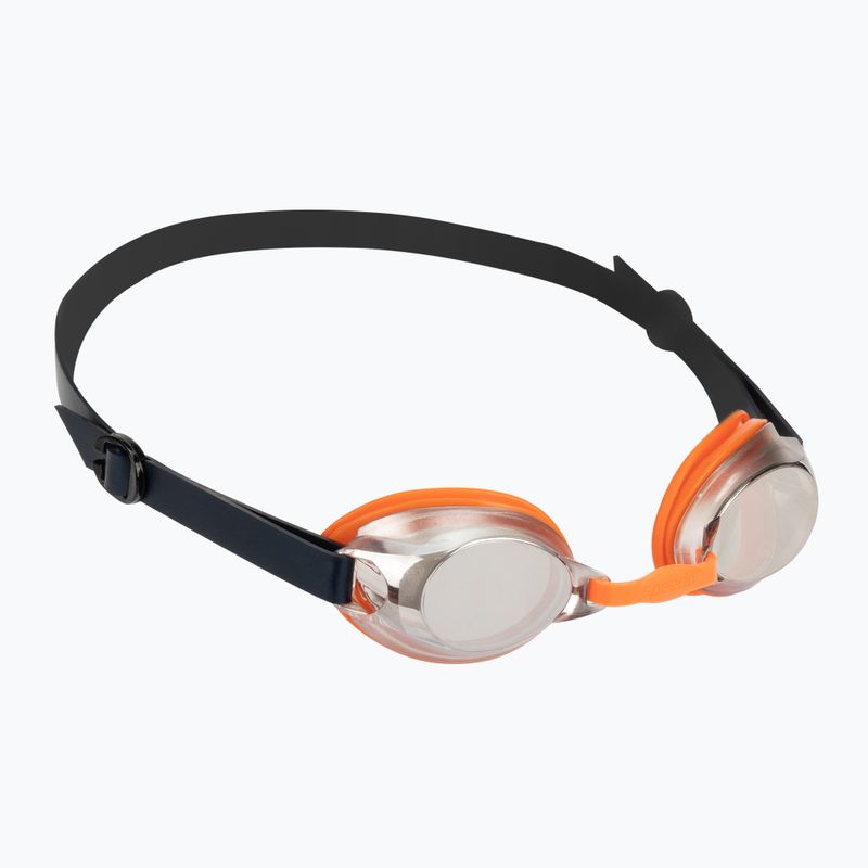 Okulary do pływania dziecięce Speedo Jet Mirror navy/volcanic orange/chrome