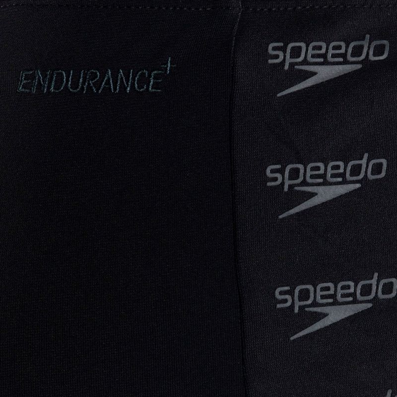 Bokserki pływackie męskie Speedo Boom Logo Splice Aquashort black/grey 3