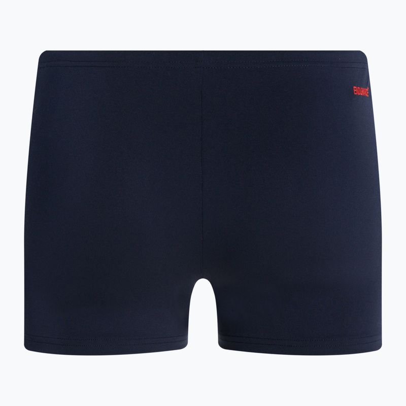 Bokserki pływackie męskie Speedo Boom Logo Splice Aquashort navy/red 2
