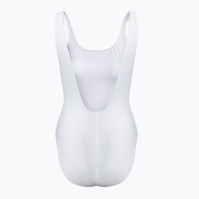 Strój pływacki jednoczęściowy damski Speedo Logo Deep U-Back white 2