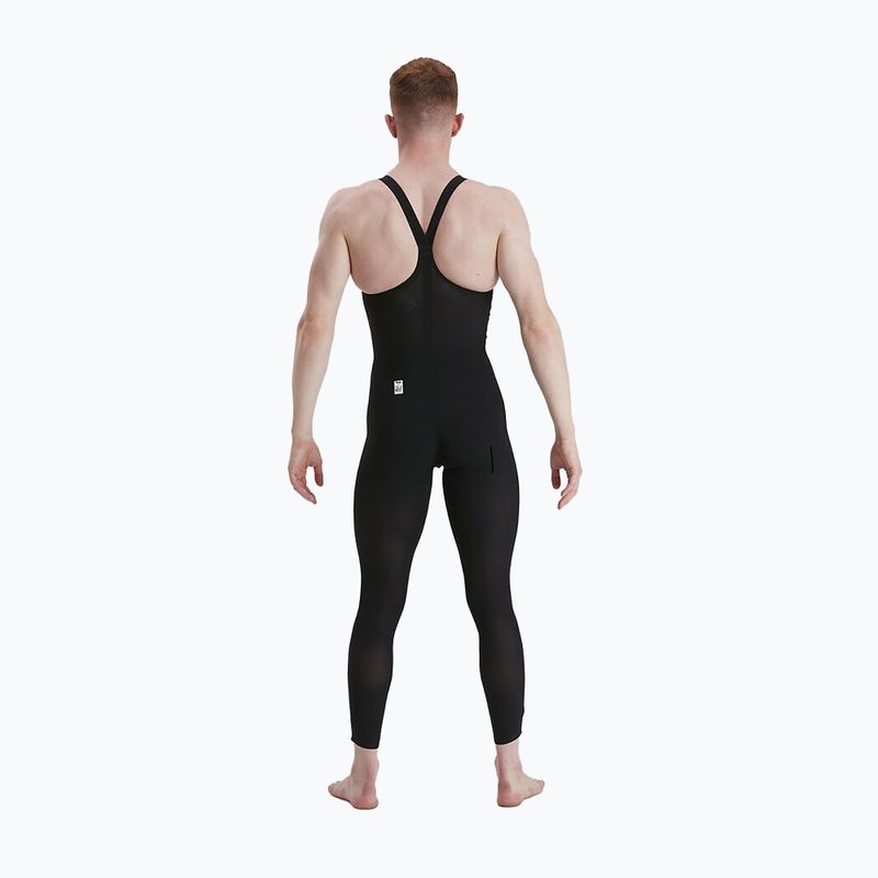 Strój startowy męski Speedo Fastskin LZR Elite Openwater Closedback Bodyskin black/blue flame 4