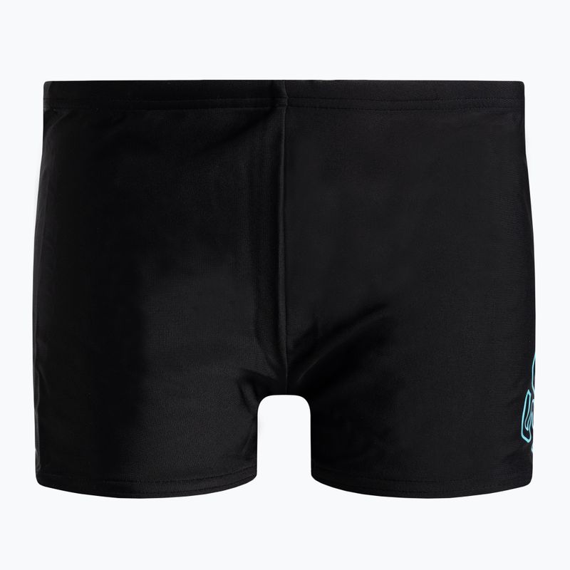 Bokserki pływackie dziecięce Speedo Boom Logo Placement Aquashort black/light adriatic