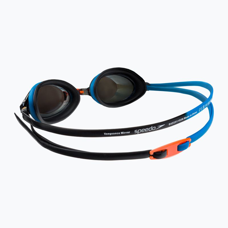 Okulary do pływania Speedo Vengeance Mirror pool blue/black/sapphire blue 4