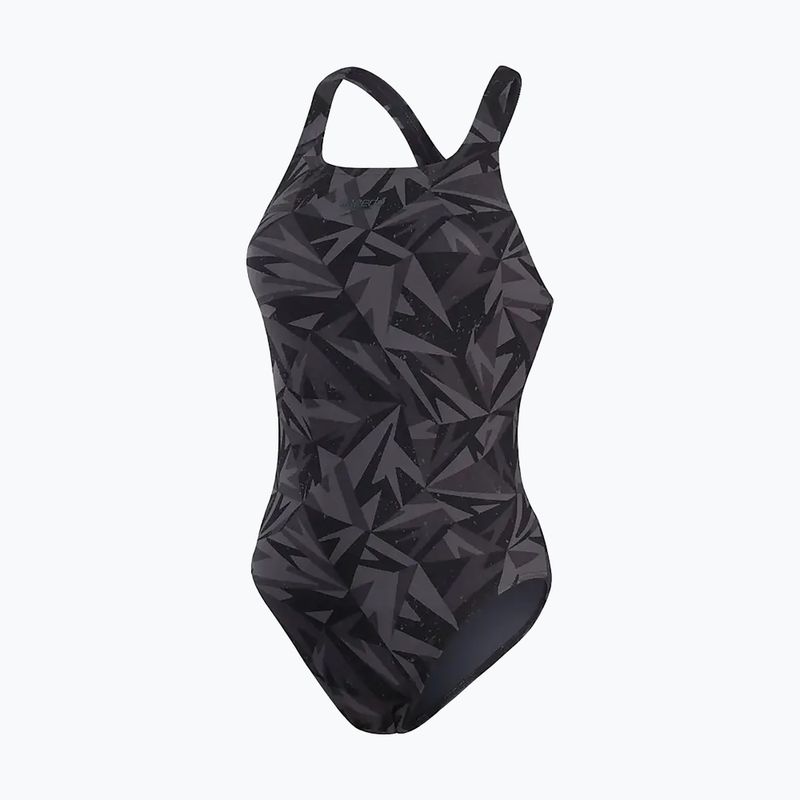 Strój pływacki jednoczęściowy damski Speedo HyperBoom Medalist black/grey