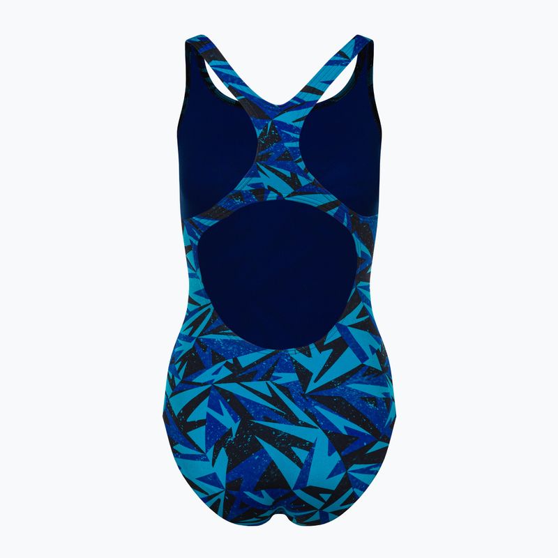 Strój pływacki jednoczęściowy damski Speedo HyperBoom Medalist hyper true navy/blueflame/pool 2
